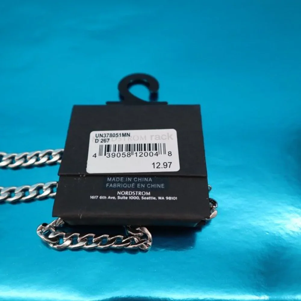 14th and‎ Union Men's 20 Inch Length Silver Tone Chain Link Necklace